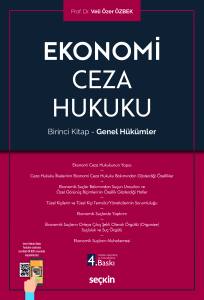 Ekonomi Ceza Hukuku Birinci Kitap – Genel Hükümler