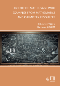 Libreoffice Math Usage With Examples From Mathematics And Chemistry Resources