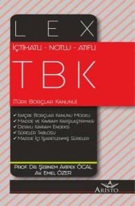 Lex T&uuml;rk Bor&ccedil;lar Kanunu (Tbk)