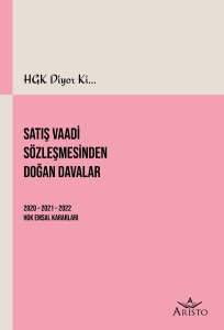 Satış Vaadi S&ouml;zleşmesinden Doğan Davalar