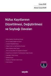 N&uuml;fus Kayıtlarının D&uuml;zeltilmesi, Değiştirilmesi ve Soybağı Davaları